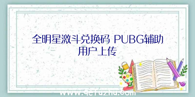 全明星激斗兑换码